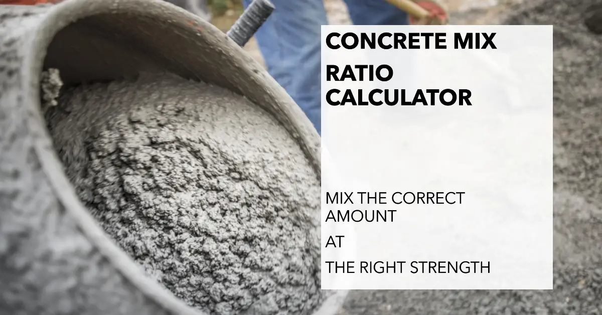 What is Concrete Mix Ratio?