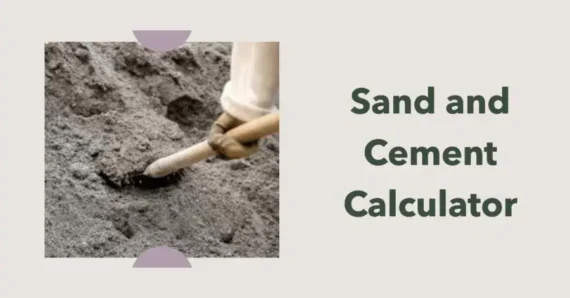 sand and cement calculator