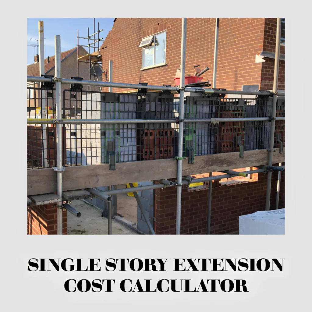 single story extension cost calculator