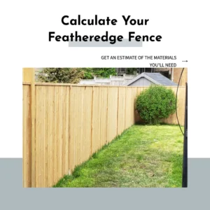 featheredge fence board calculator